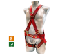 Harness rise and fall with belt